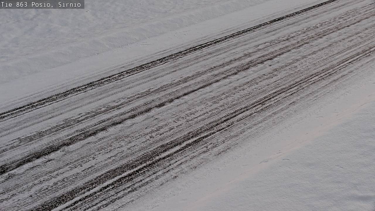 Weather Camera Image Väg 863 Posio, Sirniö, Posio, Lappi