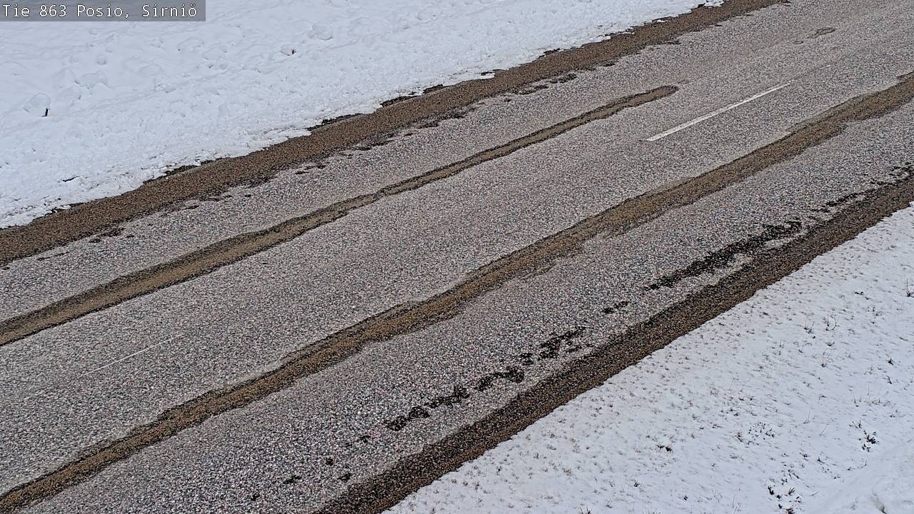 Weather Camera Image Väg 863 Posio, Sirniö, Posio, Lappi
