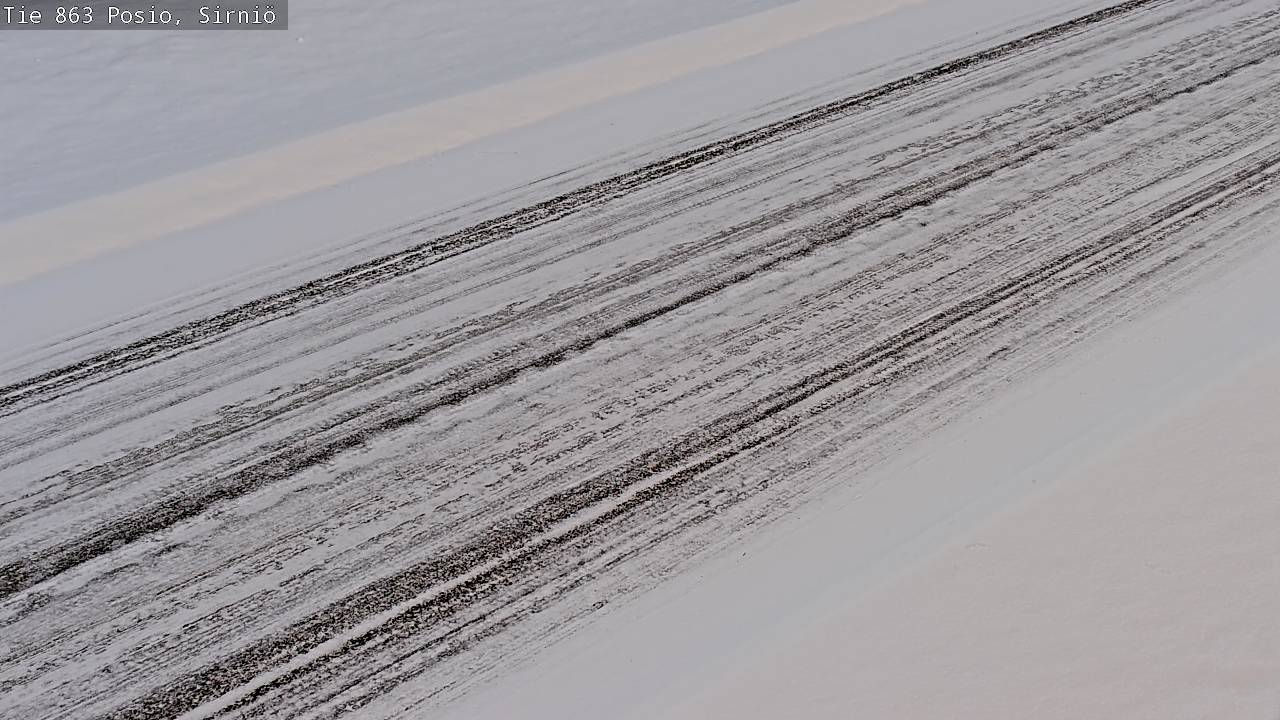 Weather Camera Image Väg 863 Posio, Sirniö, Posio, Lappi