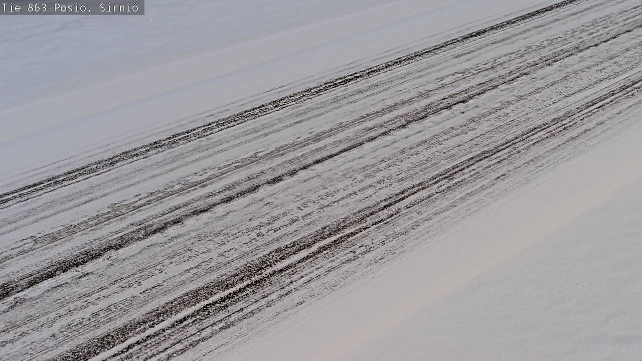 Weather Camera Image Väg 863 Posio, Sirniö, Posio, Lappi