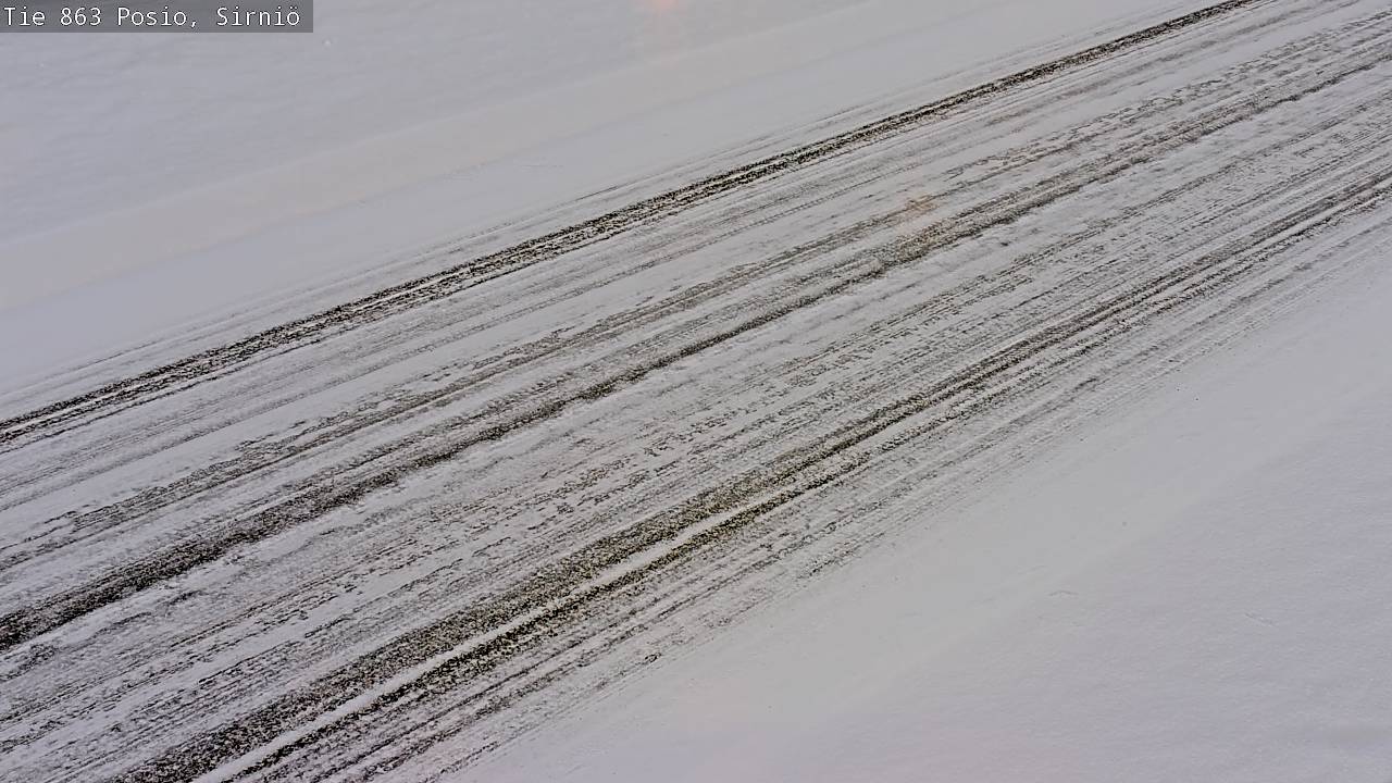 Weather Camera Image Väg 863 Posio, Sirniö, Posio, Lappi