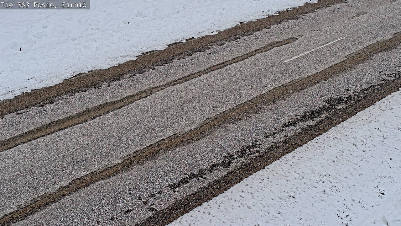 Weather Camera Image Väg 863 Posio, Sirniö, Posio, Lappi