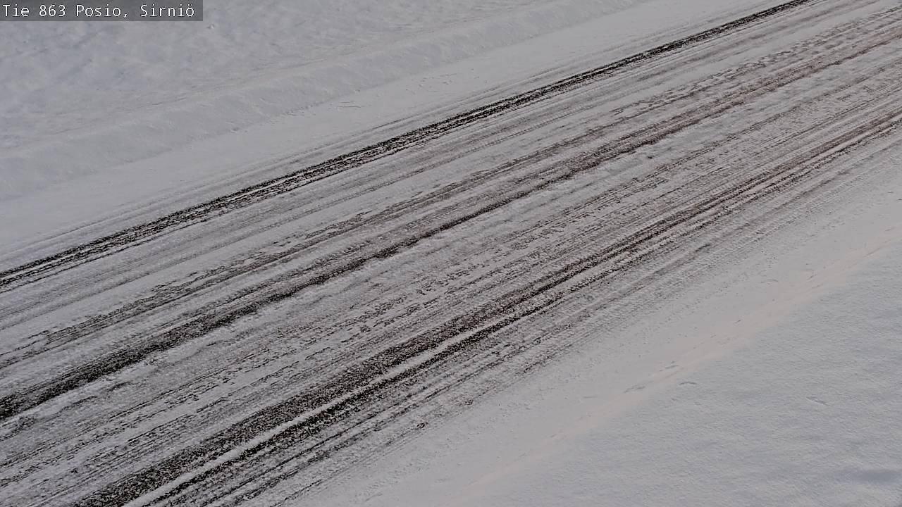 Weather Camera Image Väg 863 Posio, Sirniö, Posio, Lappi