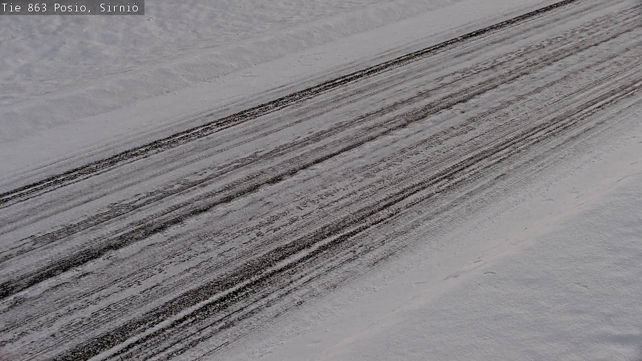 Weather Camera Image Väg 863 Posio, Sirniö, Posio, Lappi