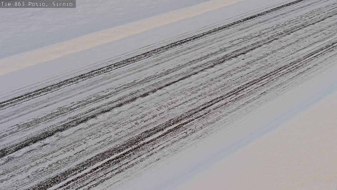 Weather Camera Image Väg 863 Posio, Sirniö, Posio, Lappi
