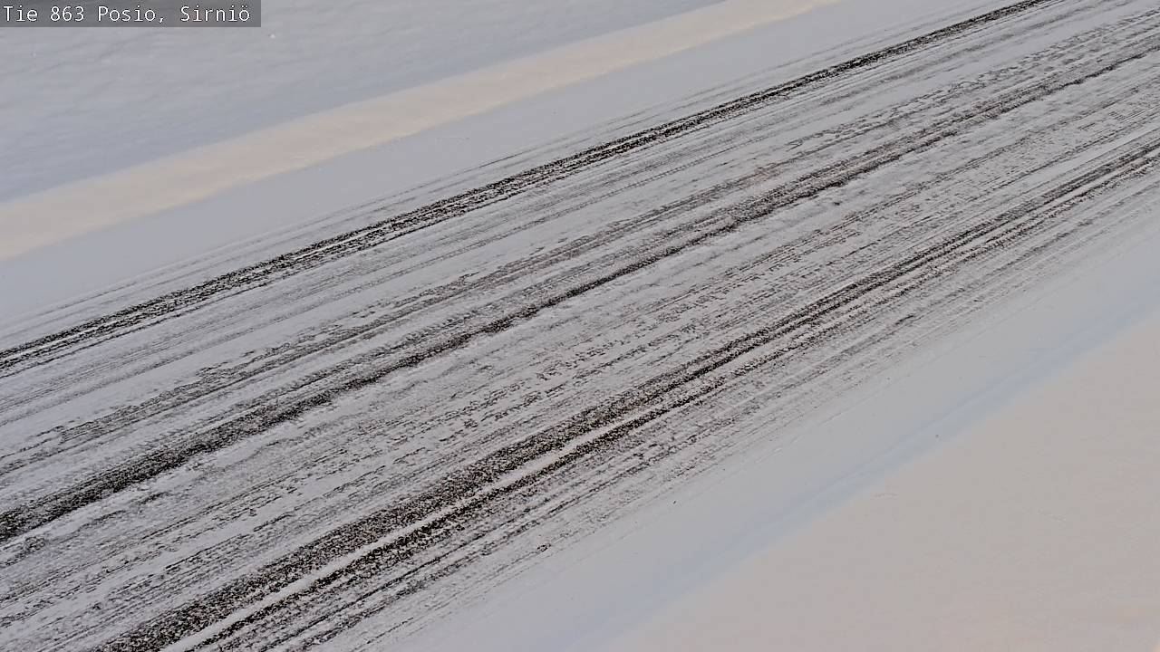 Weather Camera Image Väg 863 Posio, Sirniö, Posio, Lappi