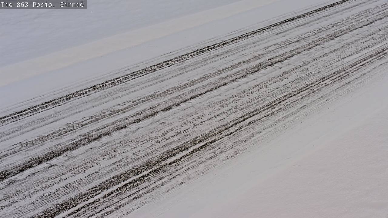 Weather Camera Image Väg 863 Posio, Sirniö, Posio, Lappi