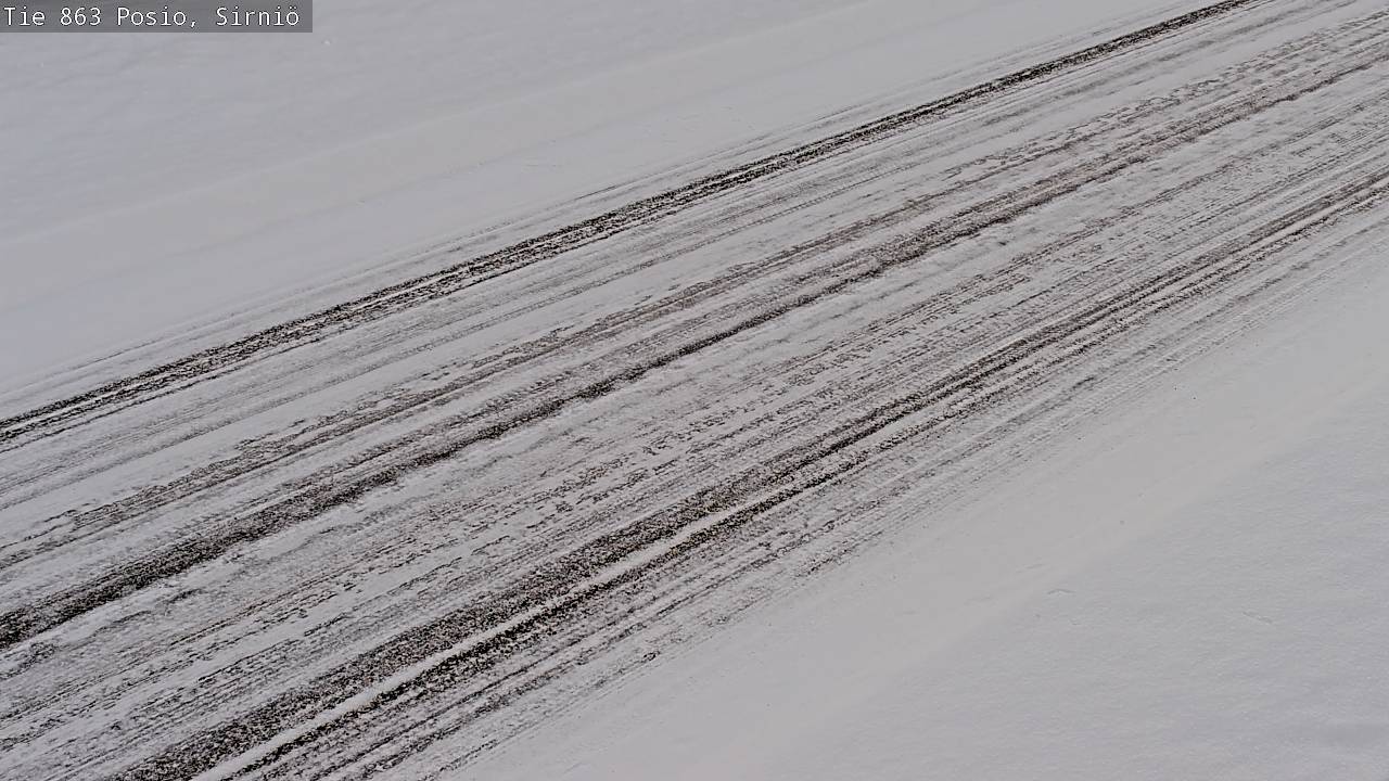 Weather Camera Image Väg 863 Posio, Sirniö, Posio, Lappi
