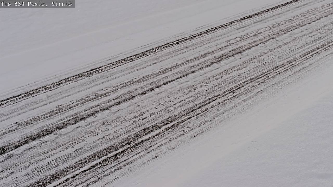 Weather Camera Image Väg 863 Posio, Sirniö, Posio, Lappi