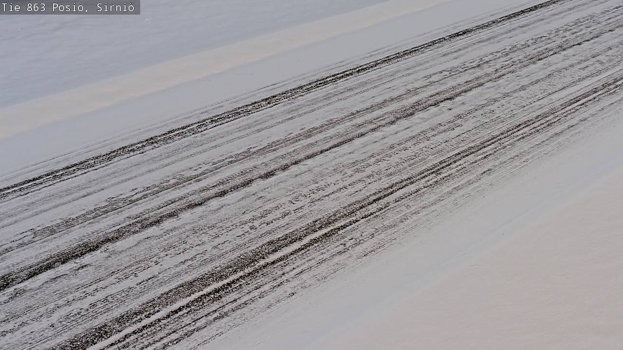 Weather Camera Image Väg 863 Posio, Sirniö, Posio, Lappi