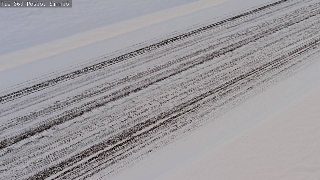 Weather Camera Image Väg 863 Posio, Sirniö, Posio, Lappi