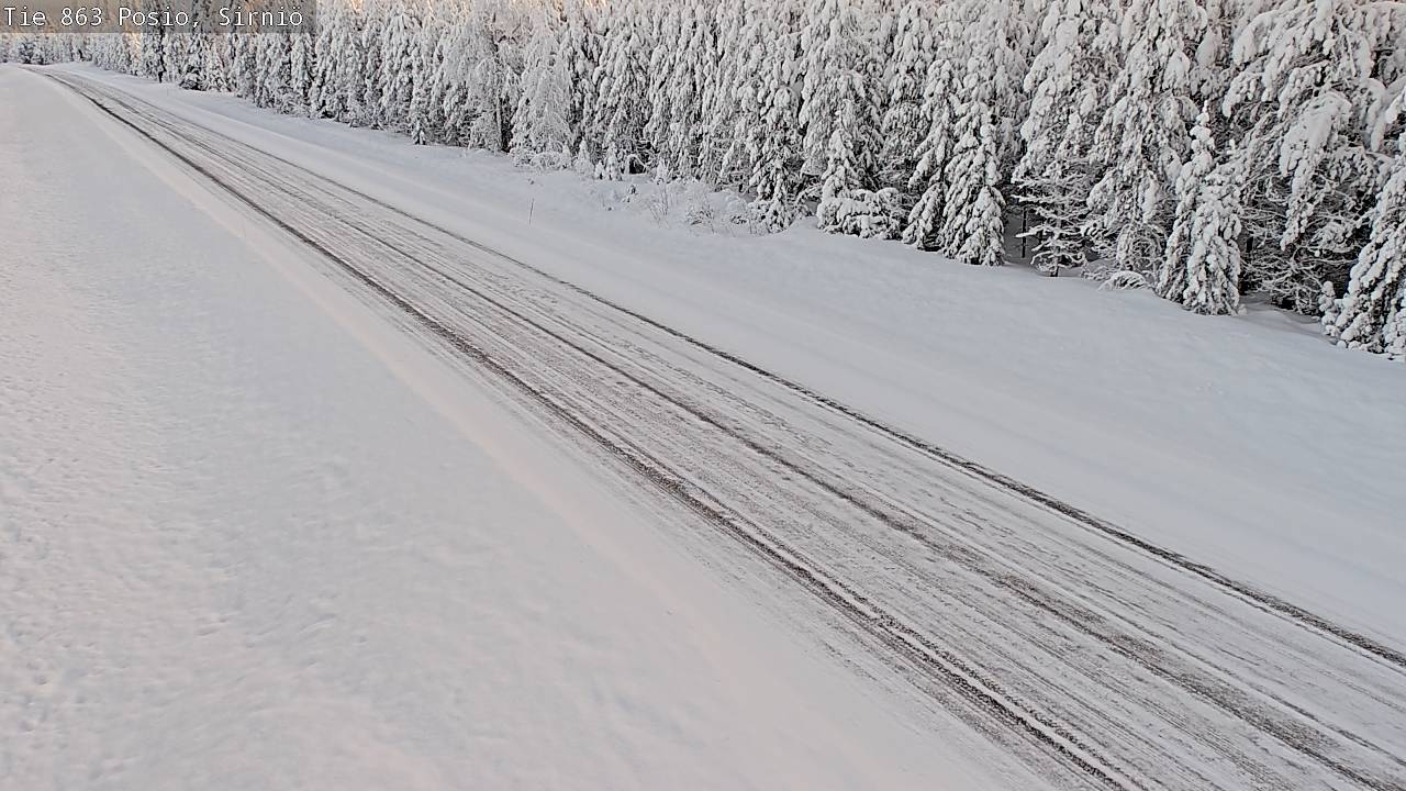 Weather Camera Image Road 863 Posio, Sirniö, Posio, Lappi