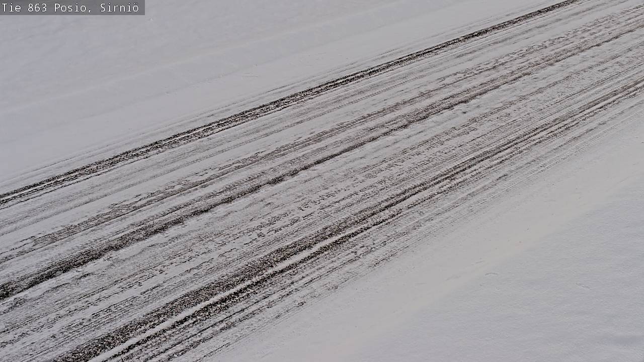 Weather Camera Image Väg 863 Posio, Sirniö, Posio, Lappi