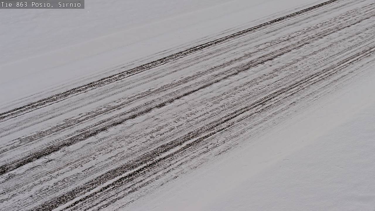 Weather Camera Image Väg 863 Posio, Sirniö, Posio, Lappi