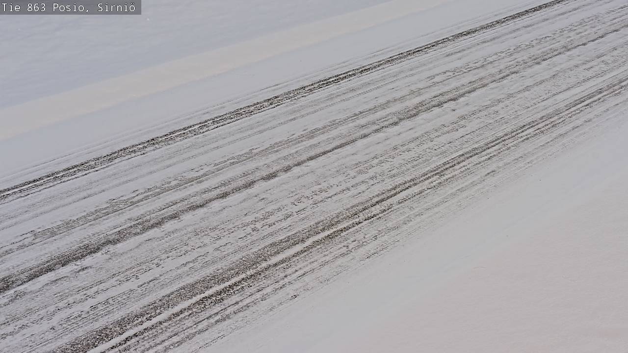 Weather Camera Image Väg 863 Posio, Sirniö, Posio, Lappi