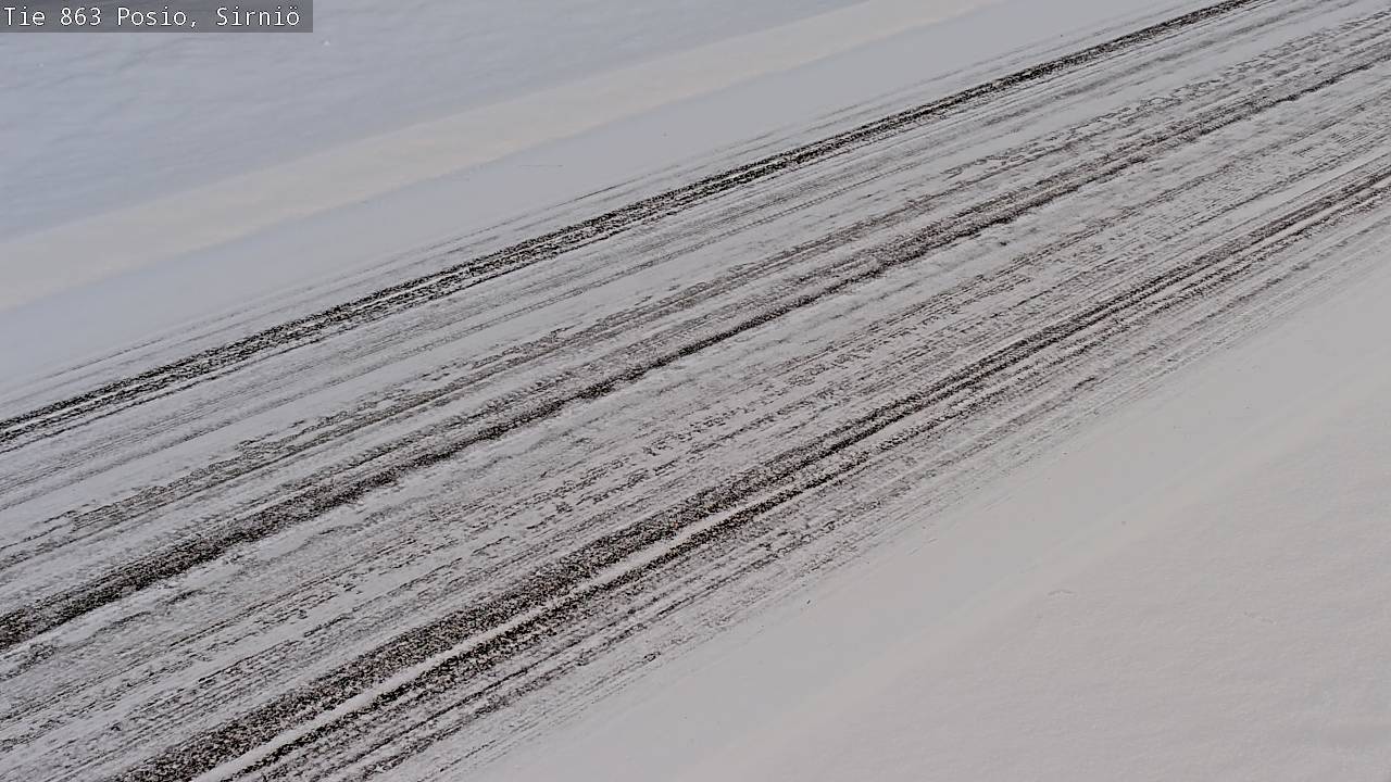 Weather Camera Image Väg 863 Posio, Sirniö, Posio, Lappi