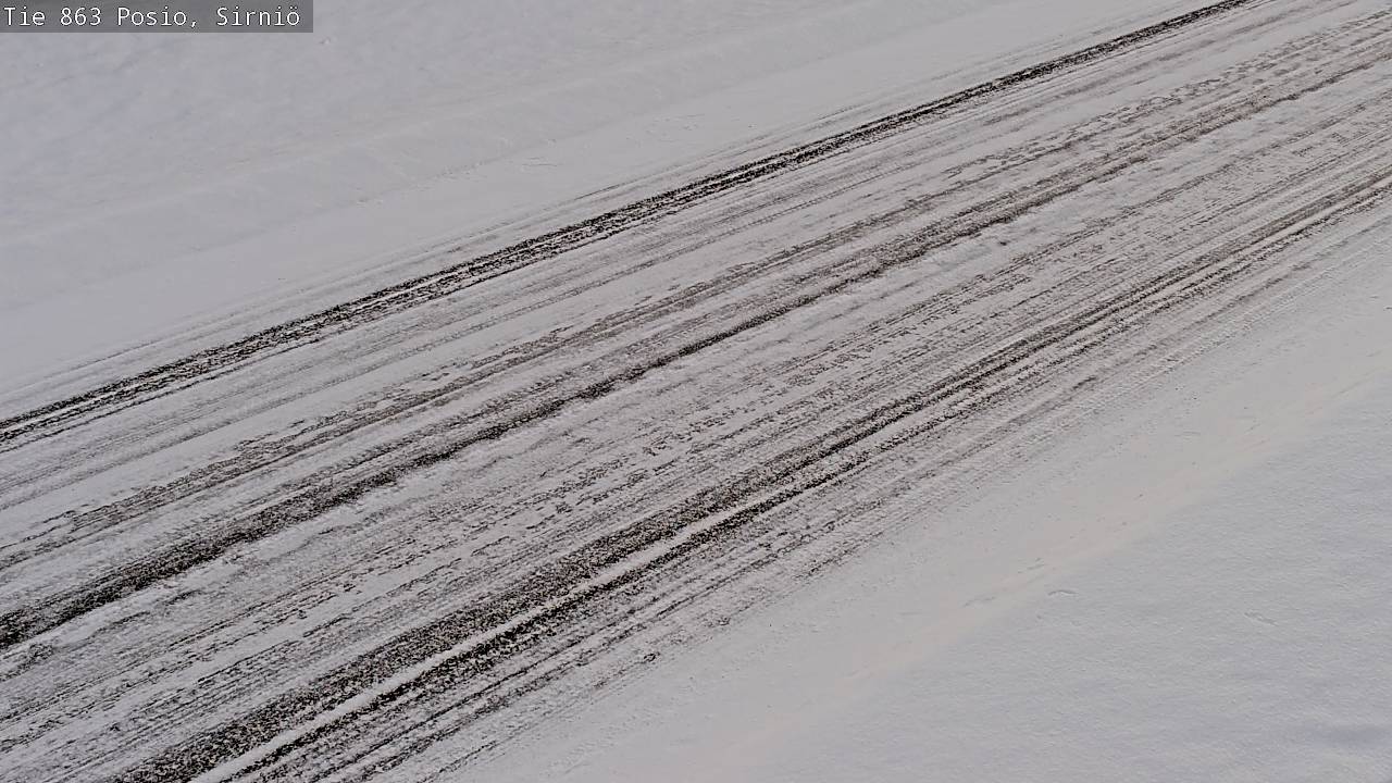 Weather Camera Image Väg 863 Posio, Sirniö, Posio, Lappi