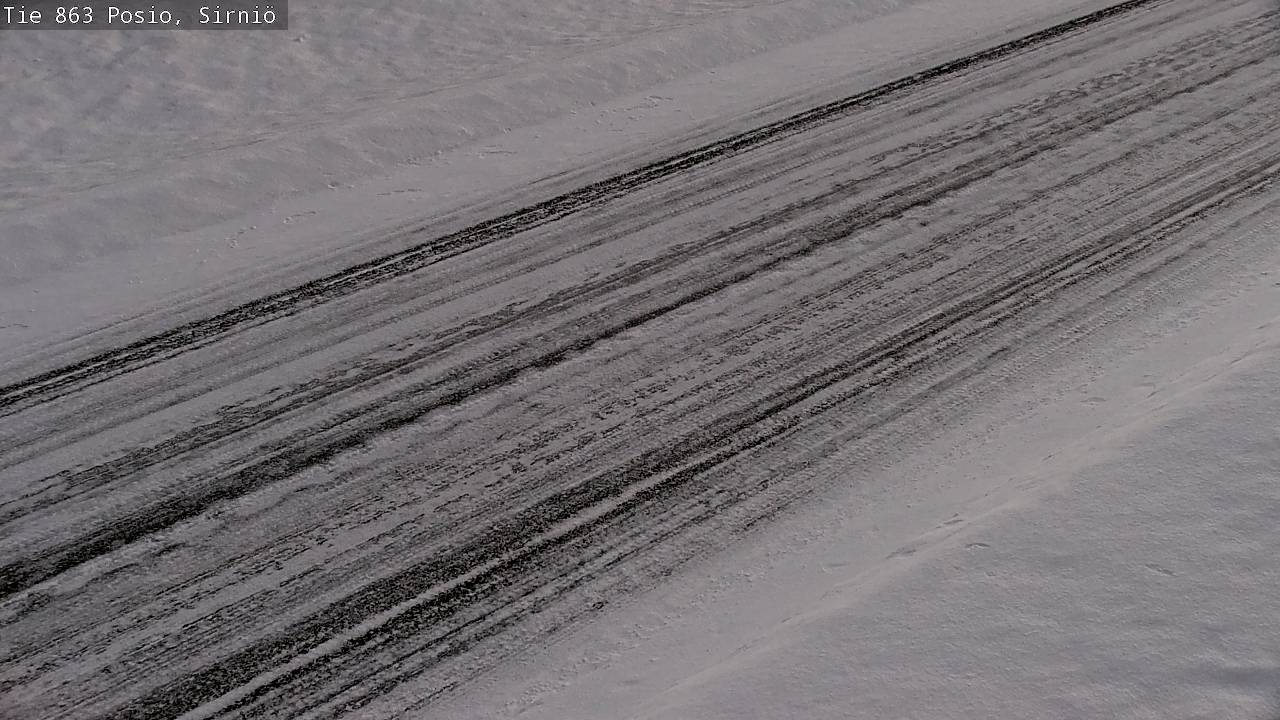 Weather Camera Image Väg 863 Posio, Sirniö, Posio, Lappi