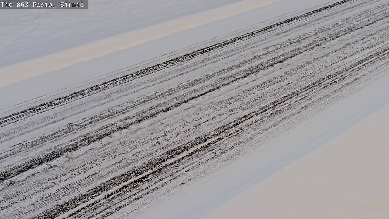 Weather Camera Image Väg 863 Posio, Sirniö, Posio, Lappi