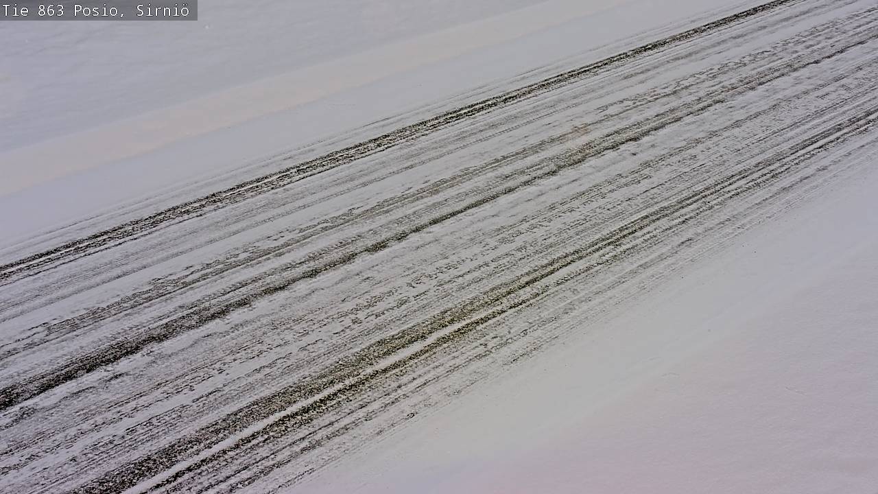Weather Camera Image Väg 863 Posio, Sirniö, Posio, Lappi