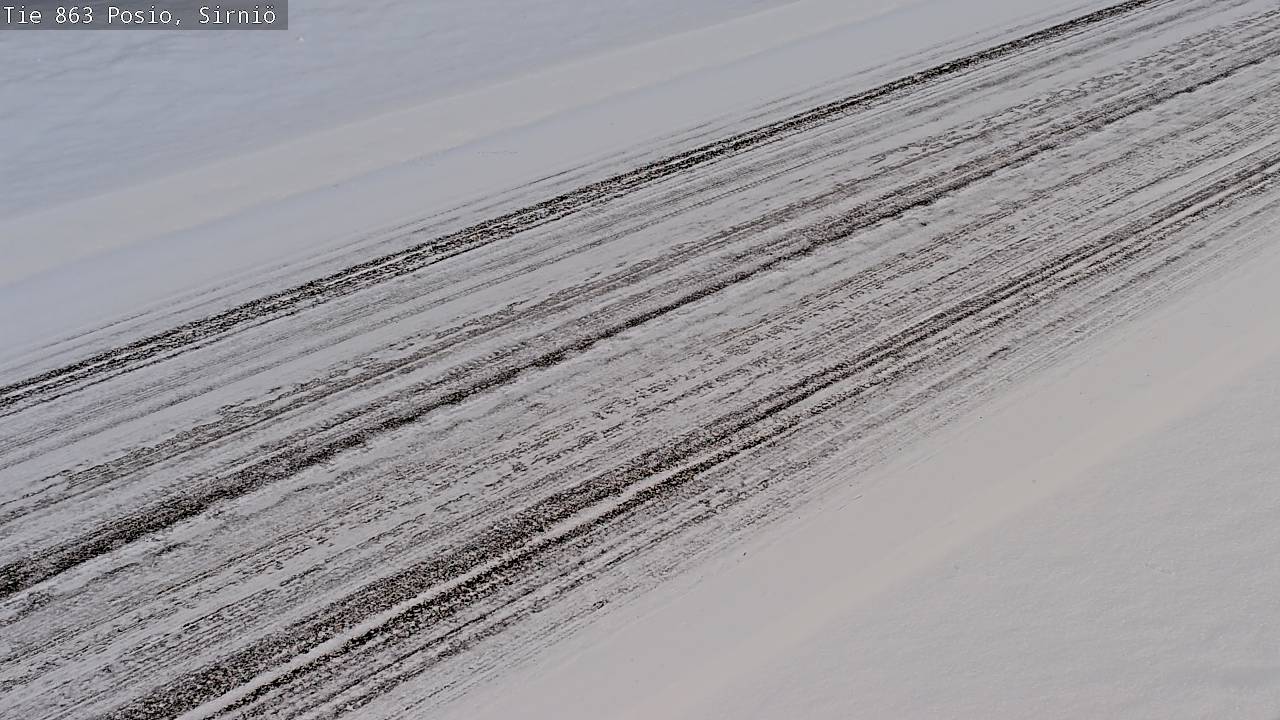 Weather Camera Image Väg 863 Posio, Sirniö, Posio, Lappi