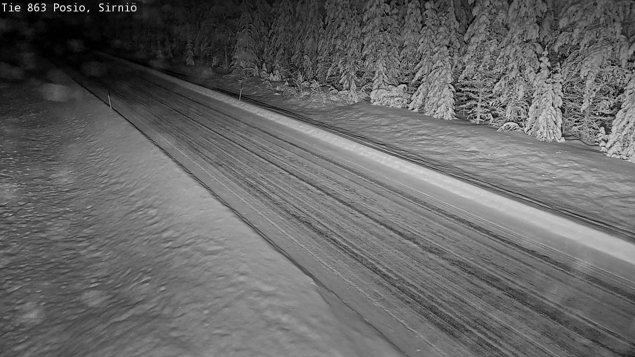 Kelikamerat Kuva Tie 863 Posio, Sirniö, Posio, Lappi