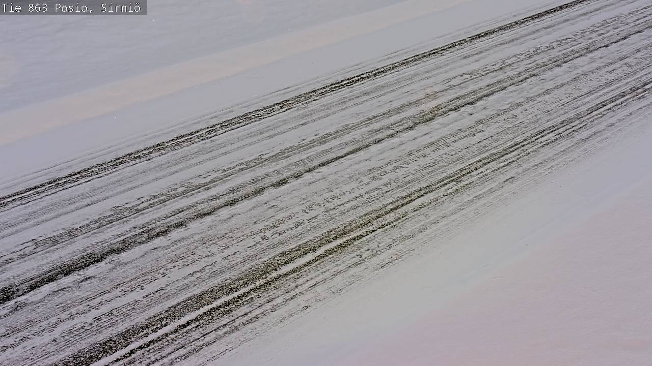 Weather Camera Image Väg 863 Posio, Sirniö, Posio, Lappi