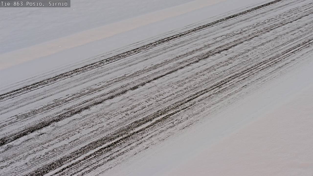 Weather Camera Image Väg 863 Posio, Sirniö, Posio, Lappi