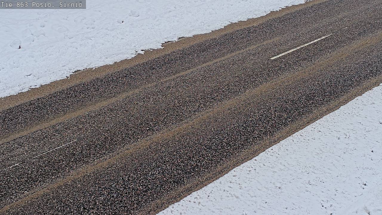 Weather Camera Image Road 863 Posio, Sirniö, Posio, Lappi