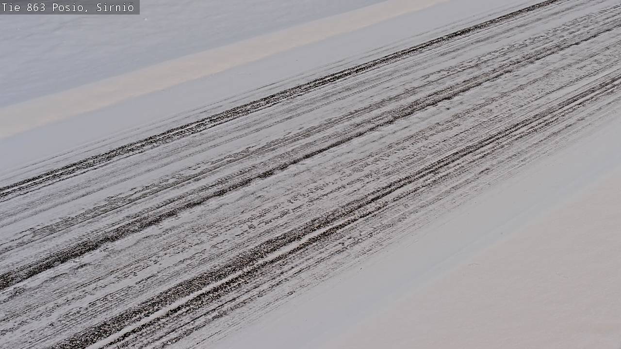 Weather Camera Image Väg 863 Posio, Sirniö, Posio, Lappi