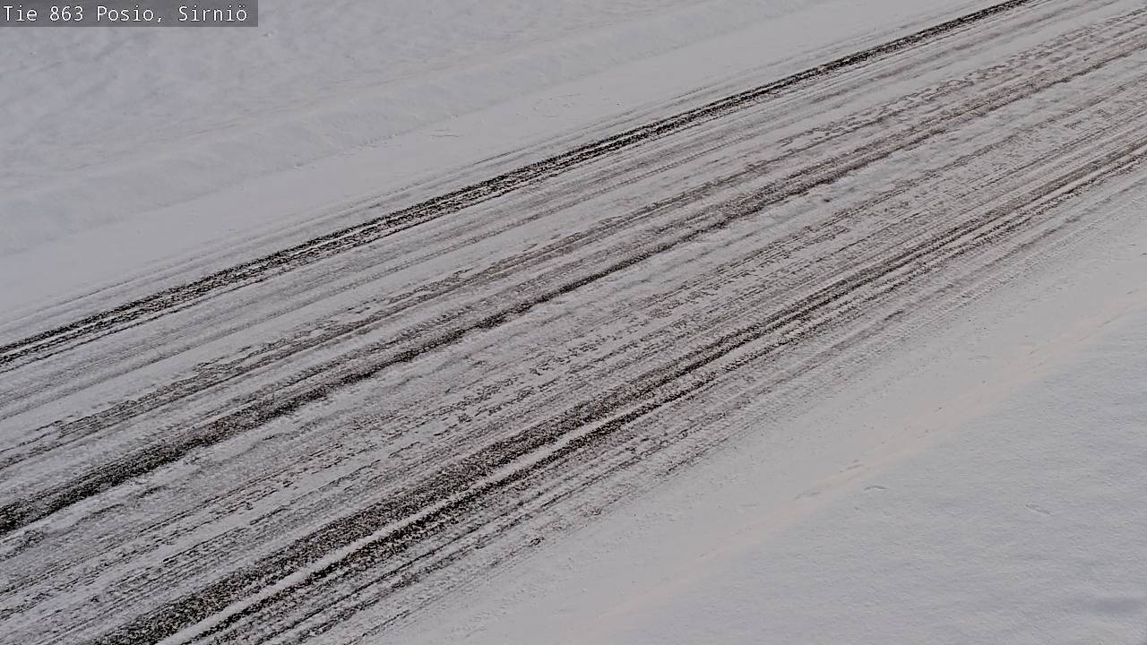 Weather Camera Image Väg 863 Posio, Sirniö, Posio, Lappi