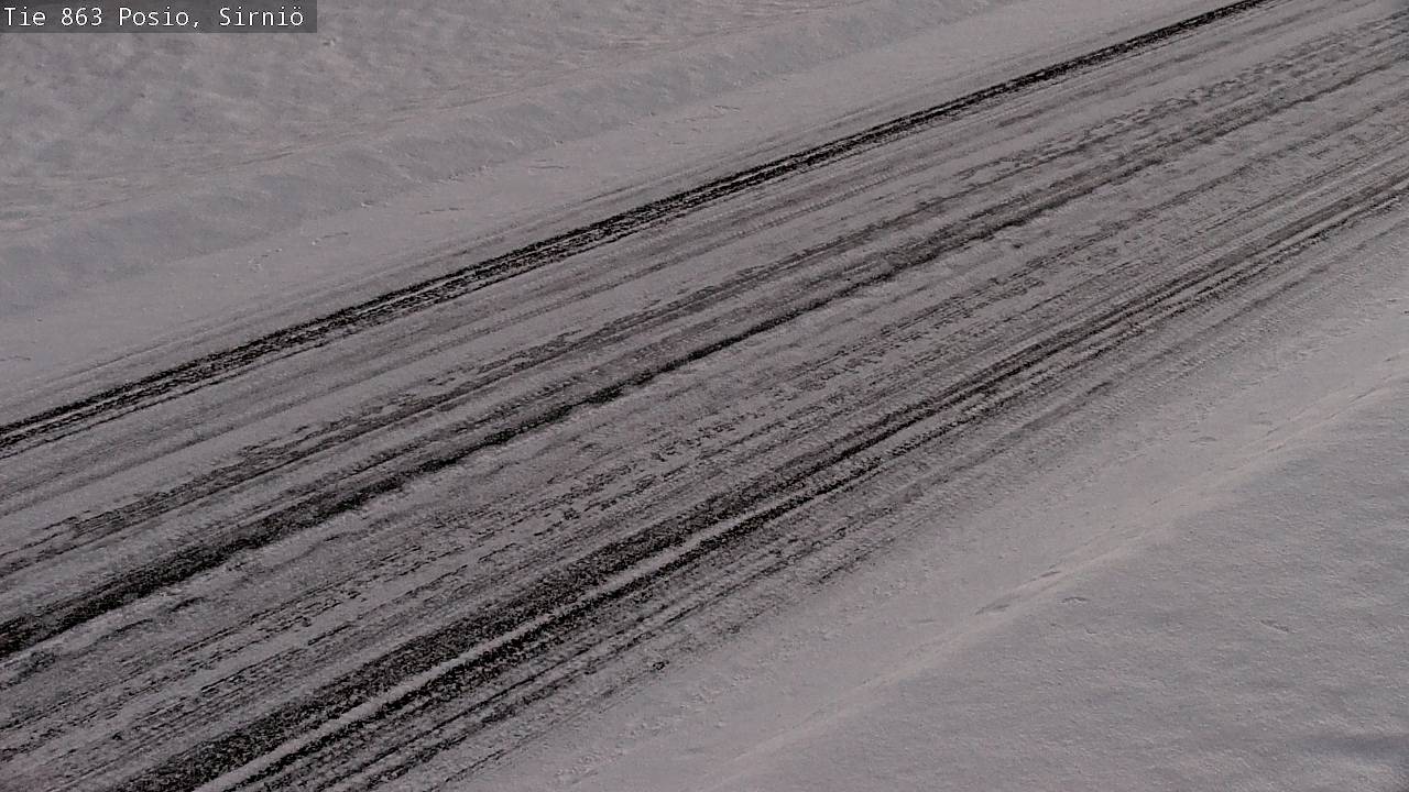 Weather Camera Image Väg 863 Posio, Sirniö, Posio, Lappi