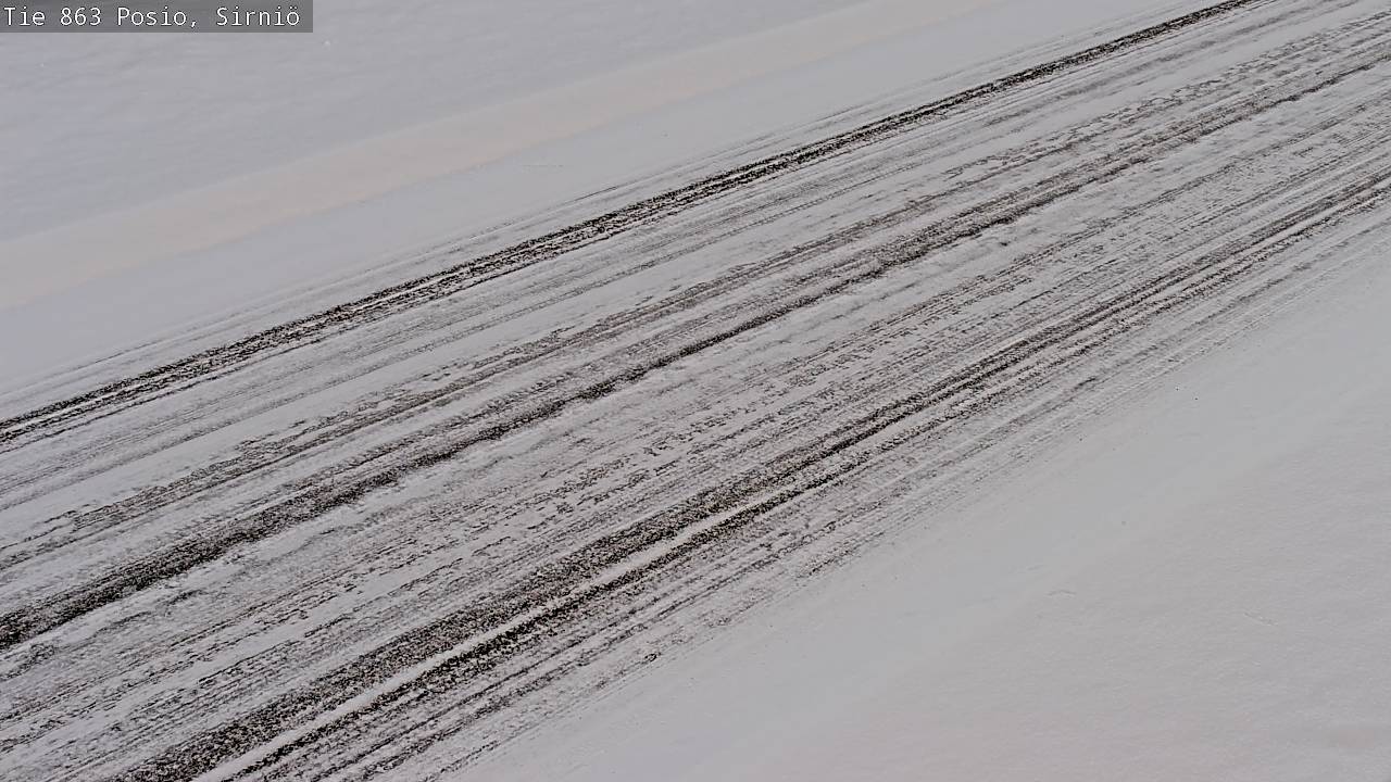 Weather Camera Image Väg 863 Posio, Sirniö, Posio, Lappi