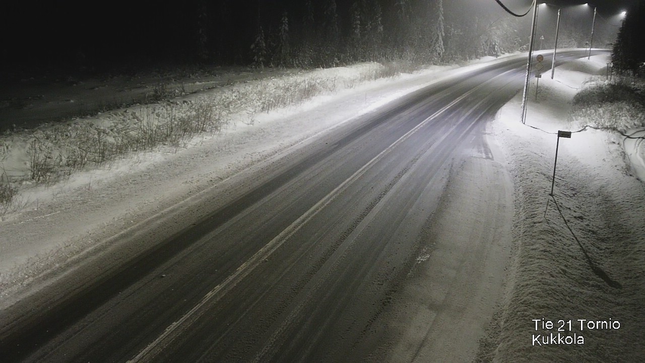 Weather Camera Image Road 21 Tornio, Kukkola, Tornio, Lappi