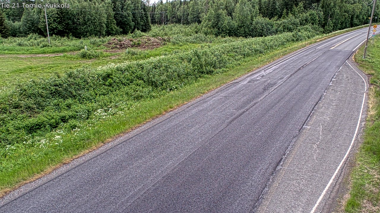 Kelikamerat Kuva Tie 21 Tornio, Kukkola, Tornio, Lappi