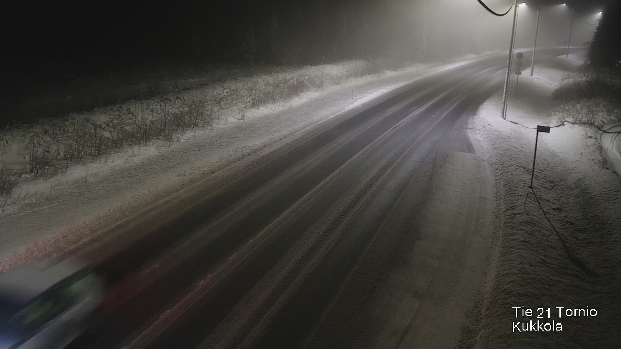 Weather Camera Image Road 21 Tornio, Kukkola, Tornio, Lappi