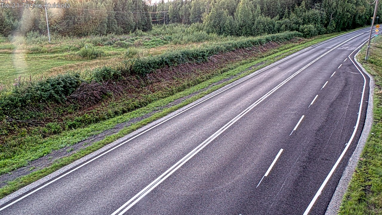 Kelikamerat Kuva Tie 21 Tornio, Kukkola, Tornio, Lappi