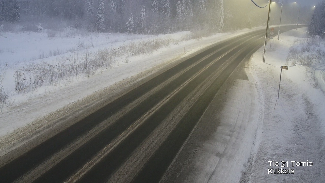 Weather Camera Image Road 21 Tornio, Kukkola, Tornio, Lappi
