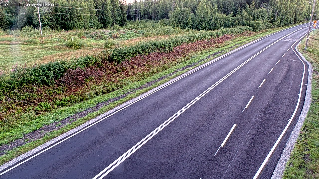 Kelikamerat Kuva Tie 21 Tornio, Kukkola, Tornio, Lappi