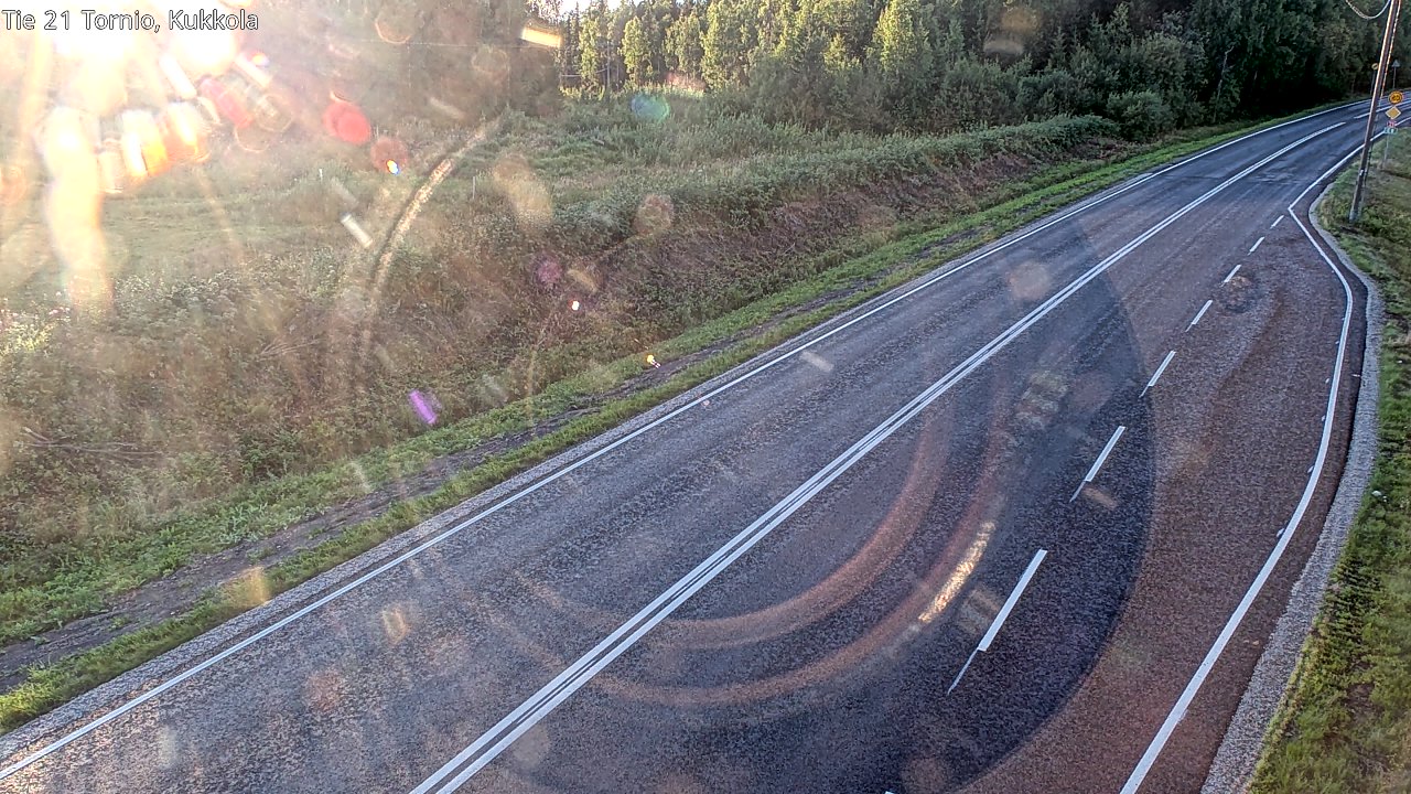 Kelikamerat Kuva Tie 21 Tornio, Kukkola, Tornio, Lappi