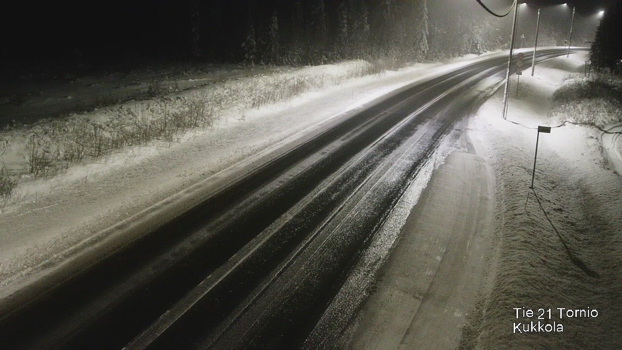 Weather Camera Image Road 21 Tornio, Kukkola, Tornio, Lappi