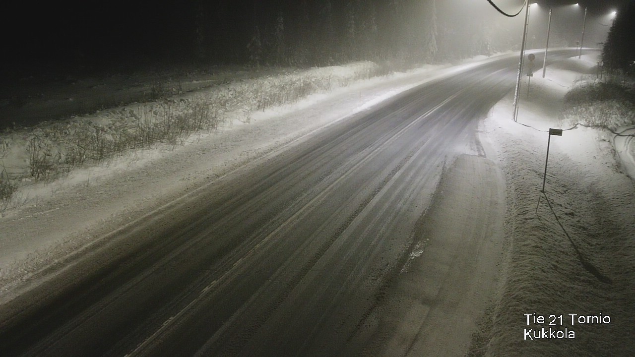 Weather Camera Image Road 21 Tornio, Kukkola, Tornio, Lappi