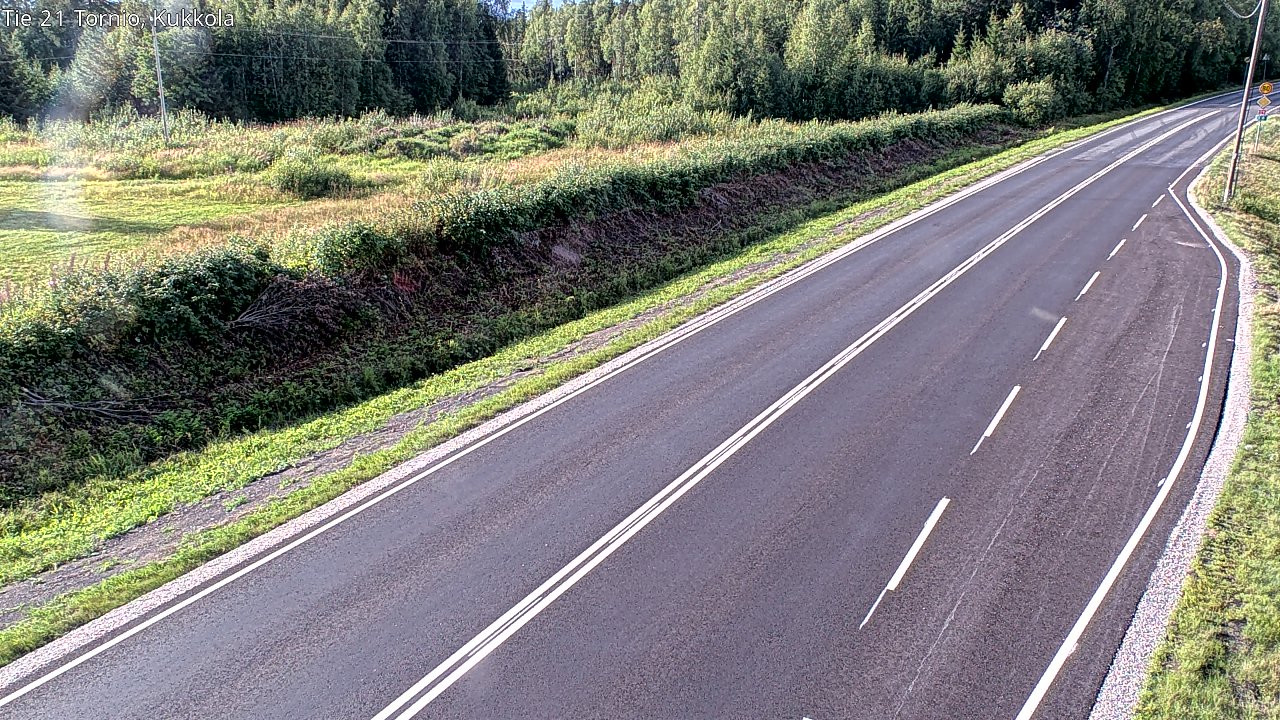 Kelikamerat Kuva Tie 21 Tornio, Kukkola, Tornio, Lappi