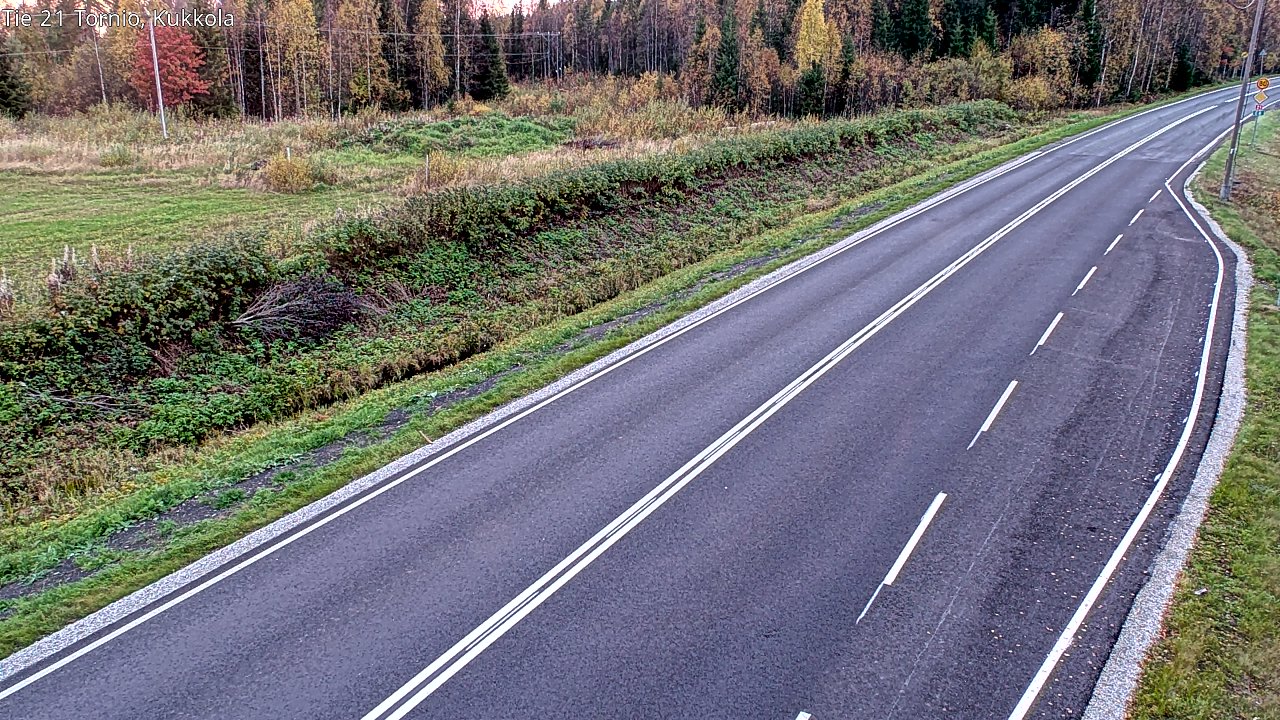 Kelikamerat Kuva Tie 21 Tornio, Kukkola, Tornio, Lappi