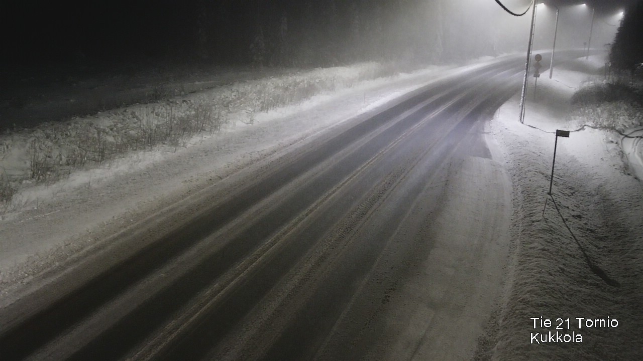 Weather Camera Image Road 21 Tornio, Kukkola, Tornio, Lappi