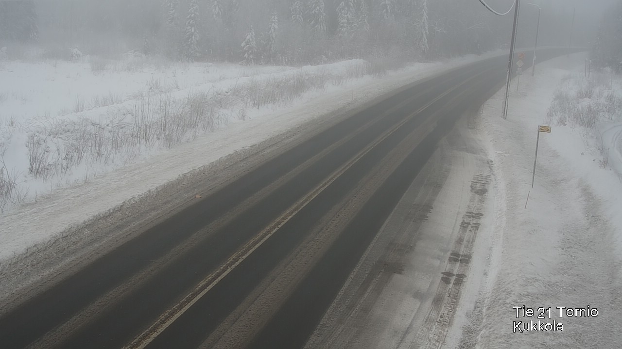 Weather Camera Image Road 21 Tornio, Kukkola, Tornio, Lappi
