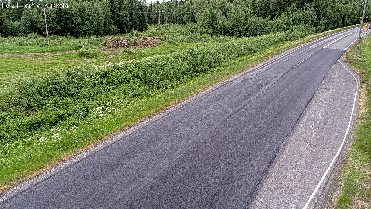 Kelikamerat Kuva Tie 21 Tornio, Kukkola, Tornio, Lappi