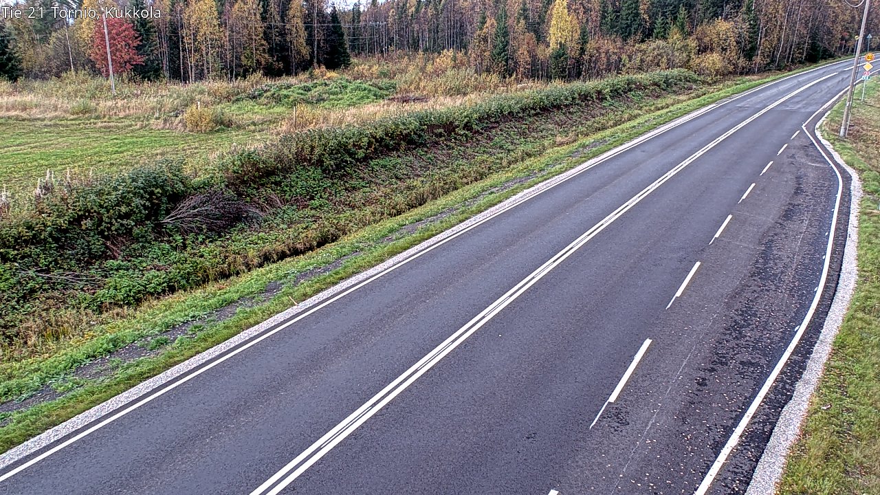 Kelikamerat Kuva Tie 21 Tornio, Kukkola, Tornio, Lappi