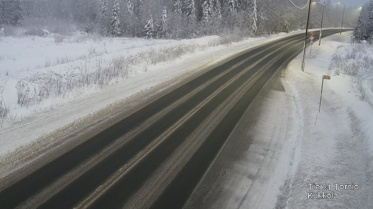 Weather Camera Image Road 21 Tornio, Kukkola, Tornio, Lappi