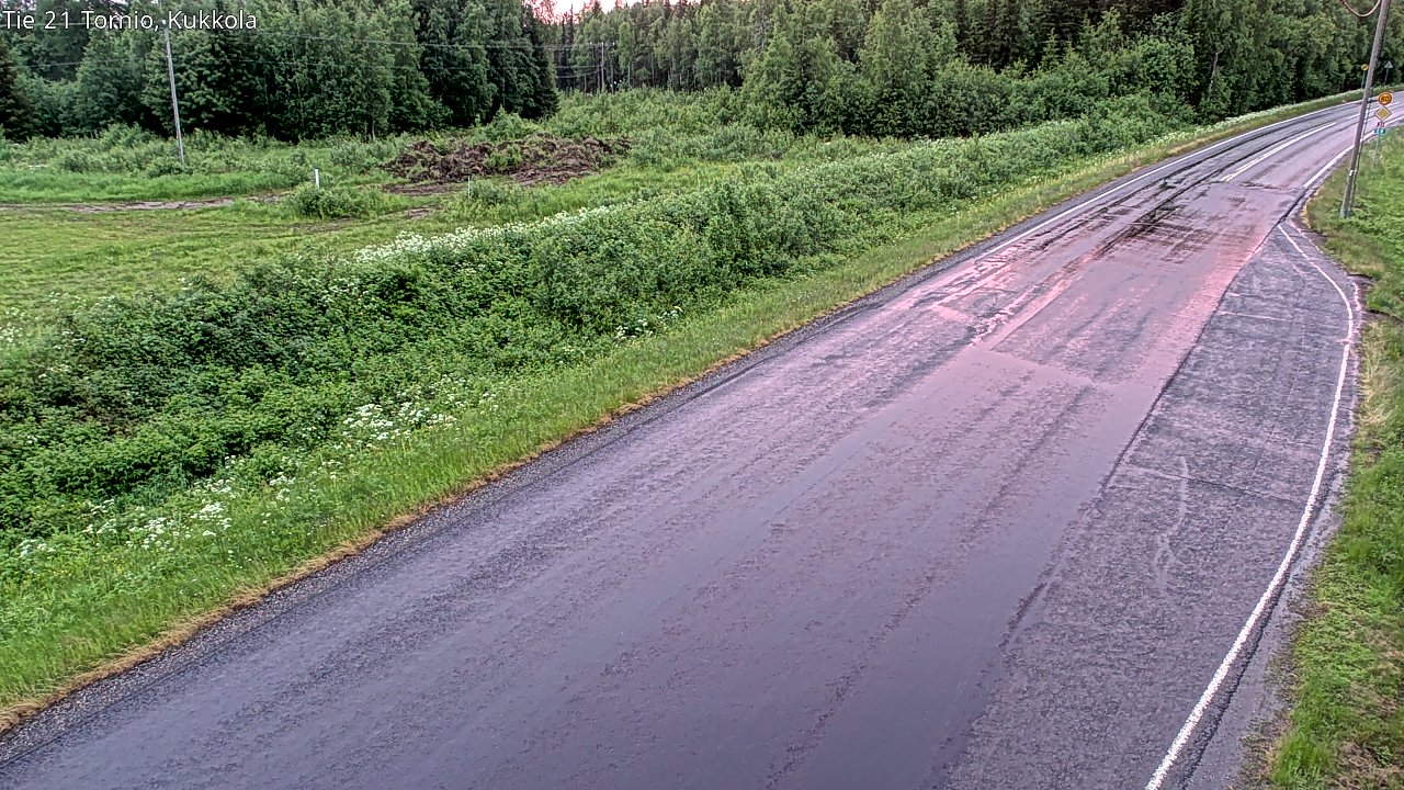 Kelikamerat Kuva Tie 21 Tornio, Kukkola, Tornio, Lappi